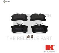 NK Rear Brake Pad Set for Toyota Avensis 1.6 3ZZ-FE 2000-2003 Replacement