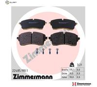 BRAKE PAD SET DISC BRAKE 22485.190.1 FOR JAGUAR PT204 2.0L 204DTA/204DTD 2.0L