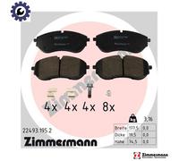 ZIMMERMANN 22493.195.2 Brake pad set