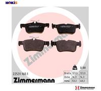 ZIMMERMANN 22531.160.1 Brake pad set