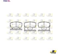 Brake pads Front Axle 2254.02 ROADHOUSE for DAIHATSU CHARADE Mk II