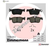 ZIMMERMANN 22582.160.2 Brake pad set