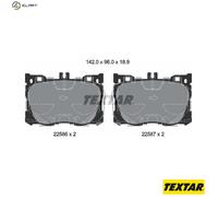 Brake Pads Set Front Textar 2258601 0004204900 0004204904 0004205000 0004207900