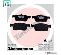 ZIMMERMANN 22593.175.1 Brake pad set