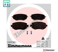 ZIMMERMANN 22610.180.1 Brake pad set