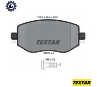 TEXTAR 2261001 Brake pad set