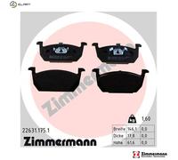 ZIMMERMANN 22631.175.1 Brake pad set