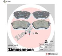 ZIMMERMANN 22644.190.2 Brake pad set