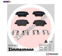 ZIMMERMANN 22675.155.2 Brake pad set