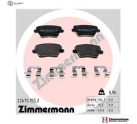 ZIMMERMANN 22675.155.2 Brake pad set