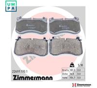 ZIMMERMANN 22697.170.1 Brake pad set