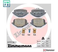 Brake pads 22717.180.2 ZIMMERMANN for MERCEDES-BENZ G-CLASS