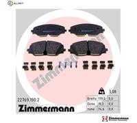 ZIMMERMANN 22769.190.2 Brake pad set