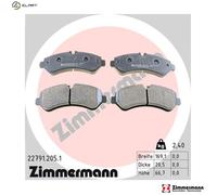 ZIMMERMANN 22791.205.1 Brake pad set