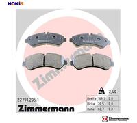 ZIMMERMANN 22791.205.1 Brake pad set