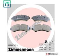 ZIMMERMANN 22791.205.1 Brake pad set