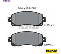 New Brake Pad Set, disc brake for SUBARU:XV,FORESTER,CROSSTREK,IMPREZA Saloon