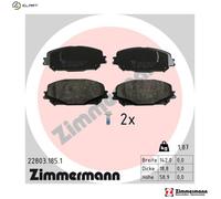 ZIMMERMANN 22803.185.1 Brake pad set