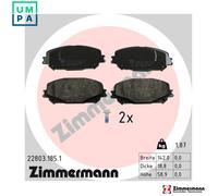 BRAKE PAD SET DISC BRAKE 22803.185.1 FOR RENAULT CAPTUR/II SCÉNIC/GRAND/IV 1.6L
