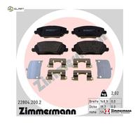 ZIMMERMANN 22804.200.2 Brake pad set