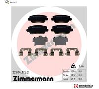 ZIMMERMANN 22904.175.2 Brake pad set