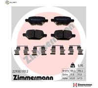ZIMMERMANN 22930.170.2 Brake pad set