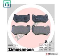 ZIMMERMANN 22958.170.1 Brake pad set