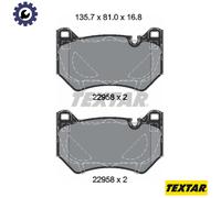 Textar 2295801 Brake Pad Set