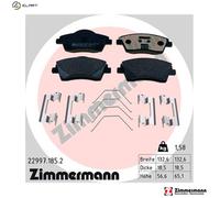 Brake pads 22997.185.2 ZIMMERMANN for VOLVO XC40