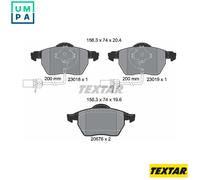 Genuine OE Textar Brake Pads Full Set Of 4 Front 2301802