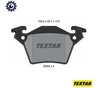 REAR BRAKE PADS SET for MERCEDES BENZ