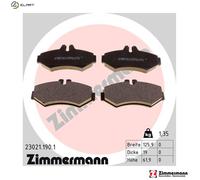 BRAKE PAD SET DISC BRAKE 23021.190.1 FOR VW LT/Mk/II/Platform/Chassis/28-46 2.8L