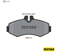 Genuine OE Textar Brake Pads Full Set Of 4 Front 2302201