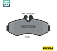 Genuine OE Textar Brake Pads Full Set Of 4 Front 2302201