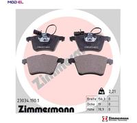 BRAKE PAD SET DISC BRAKE 23034.190.1 FOR VW CARAVELLE/EUROVAN/IV/Bus/Mk 2.0L