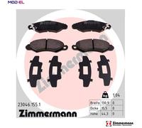 ZIMMERMANN 23046.155.1 Brake pad set