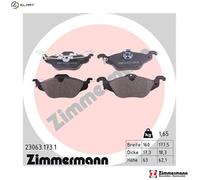 ZIMMERMANN 23063.173.1 Brake pad set