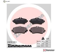 ZIMMERMANN 23070.170.1 Brake pad set