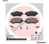 ZIMMERMANN 23070.170.2 Brake pad set