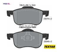 Genuine OE Textar Brake Pads Full Set Of 4 Front 2307401