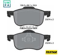 Textar Front Brake Pad Set 2307401 for Volvo V70 S80 S60 XC70