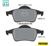 Textar Brake Pads – Genuine OE Full Set of 4 Rear 2307602 – Fits Volvo S60 V70 S80 XC70