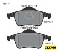 Genuine OE Textar Brake Pads Full Set Of 4 Rear 2307602