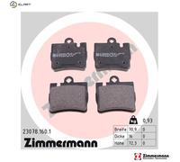 ZIMMERMANN 23078.160.1 Brake pad set