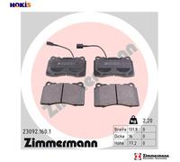 ZIMMERMANN 23092.160.1 Brake pad set