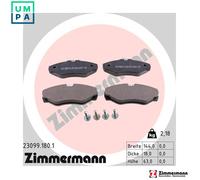 Brake pads 23099.180.1 ZIMMERMANN for RENAULT NISSAN OPEL