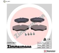 Brake pads 23099.180.1 ZIMMERMANN for RENAULT NISSAN OPEL