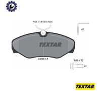 Brake Pads Set 2309902 Front Textar 4106000Q1F 4106000QAE 1605198 1605215