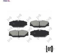 BRAKE PAD SET DISC BRAKE 231-01-014 FOR RENAULT CLIO/II SCÉNIC/MPV LAGUNA 1.8L