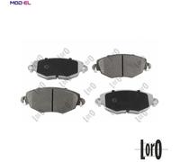 BRAKE PAD SET DISC BRAKE 231-01-025 FOR JAGUAR FORD MONDEO/III/Turnier 2.2L 4cyl